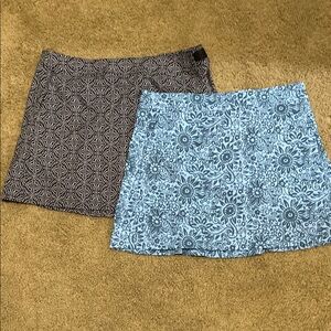 2 Rip Skirts Floral Women's Skirts